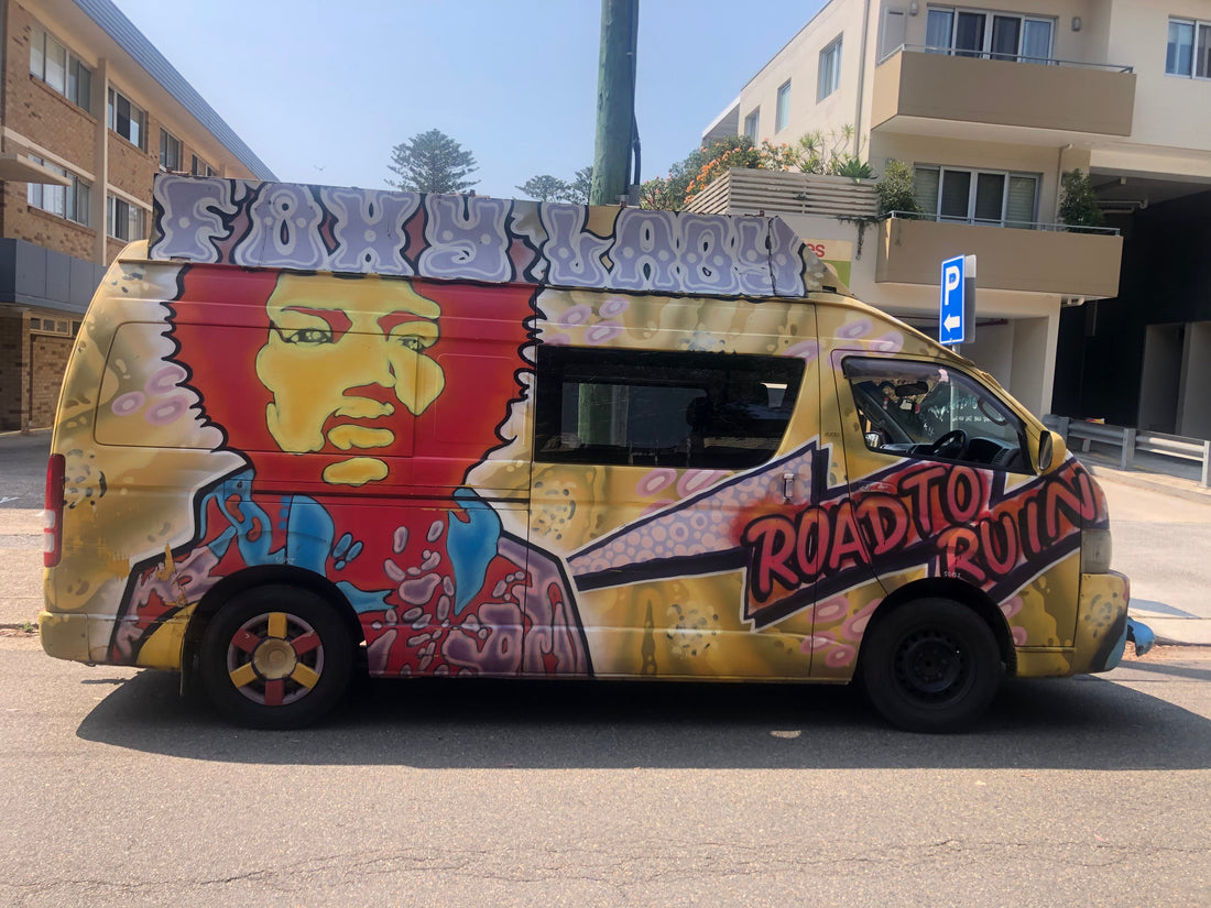 the wicked campervan from the NSW road trip that started my journey as a professional sydney driver 