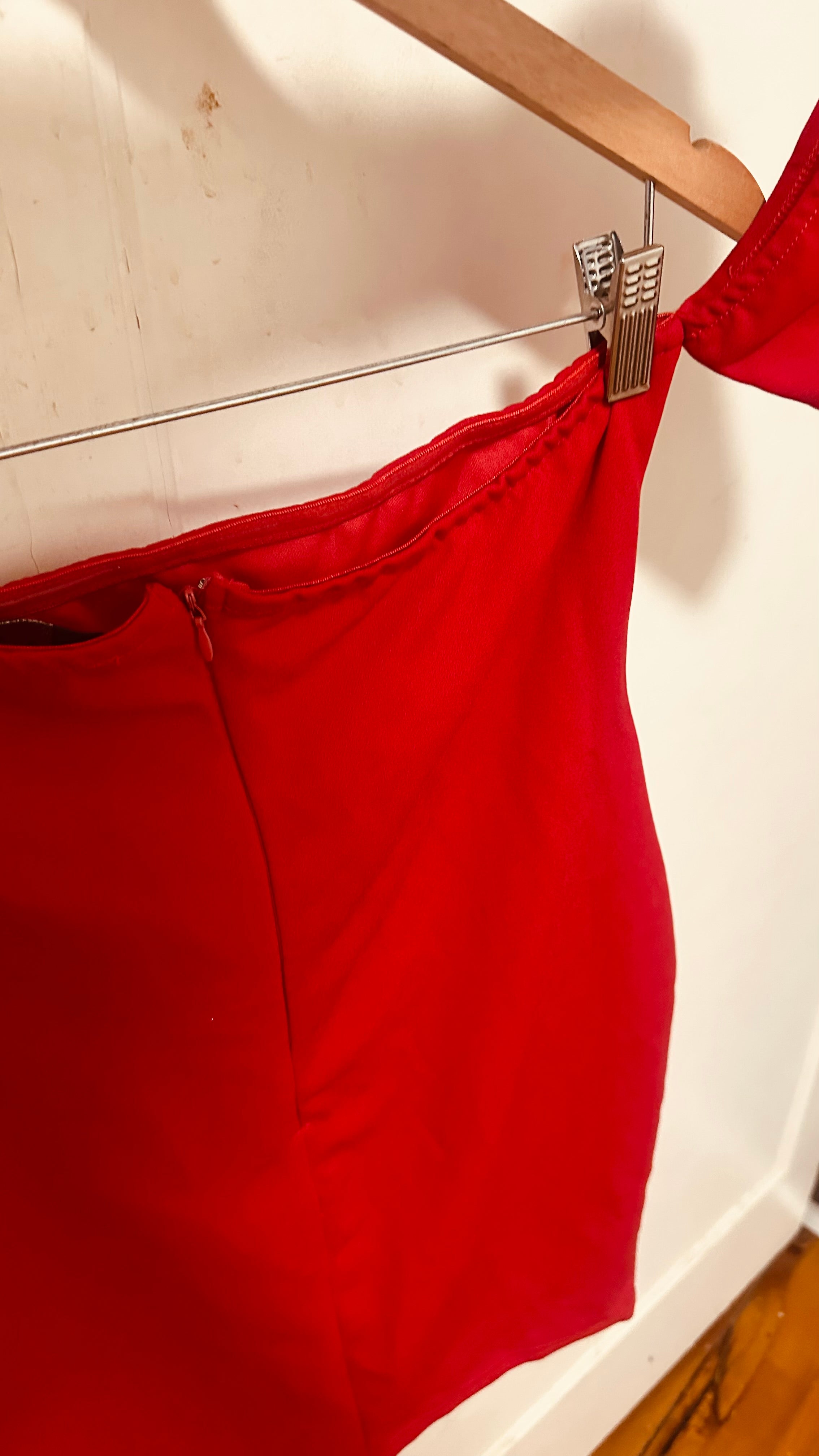 Size 12 Red AX Armani Exchange Mini Dress
