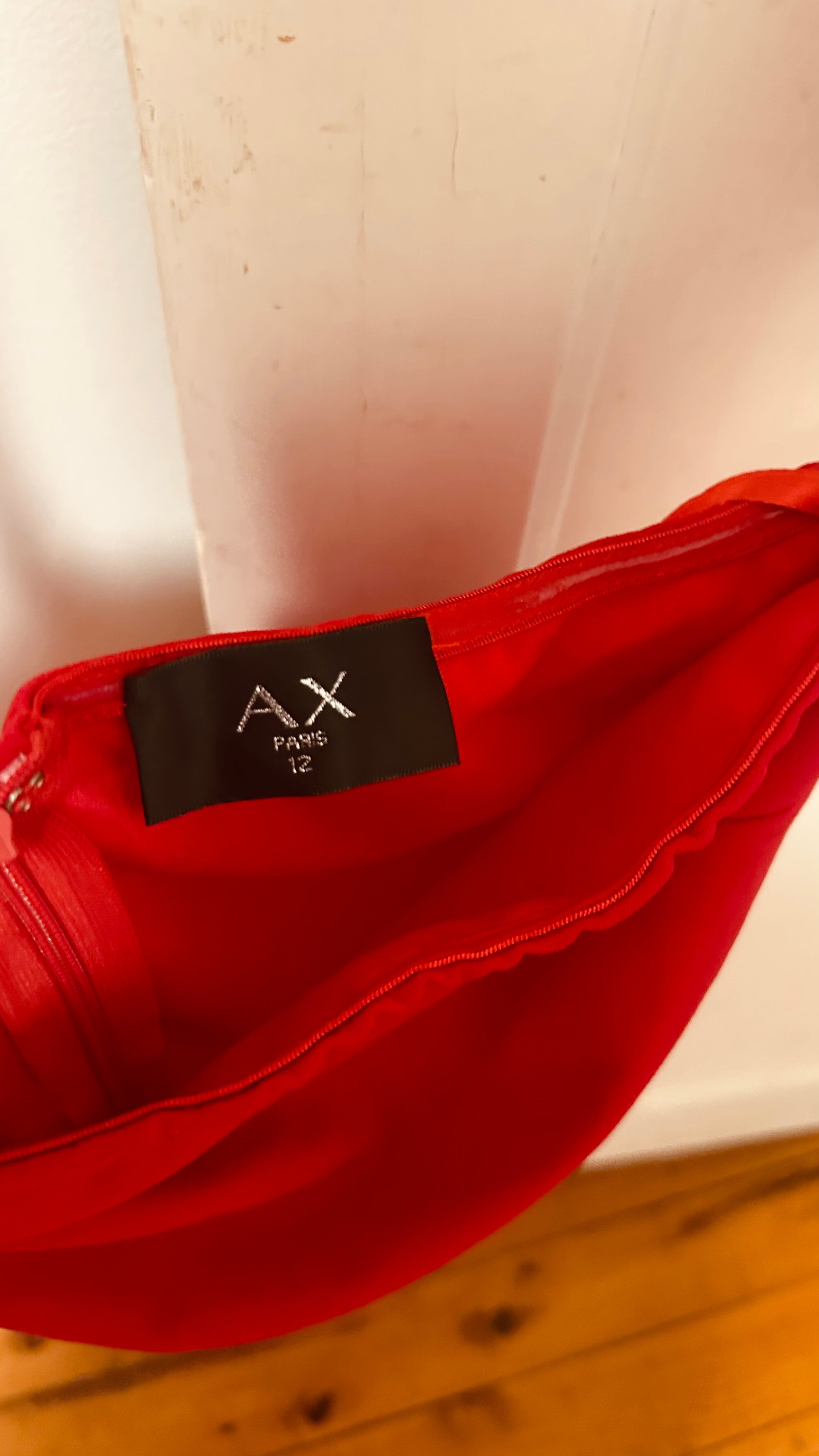 Size 12 Red AX Armani Exchange Mini Dress