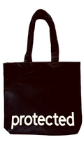 the PROTECTED premium cotton canvas tote bag